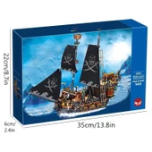 Korsan Gemisi Yapı Blokları Seti 1328 Parça 6 Yaş Karayip Korsanları Pırates Modeli Kit - 3