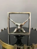 Tutsak Adam heykeli Soyut Düşünce Tuzağı Tasarım Heykel ( aşırı düşünen heykel mücadele figürü biblo ) - 9