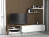 Dekorister Dizayn Tv Ünitesi Beyaz-Ceviz - 1
