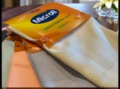 Microll Mikrofiber Sihirli Temizlik Bezi 60 x 40 cm Cam,Mutfak,Araç, Çok Amaçlı Temizlik Bezi - 6