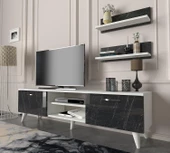Dekorister Geacles Tv Ünitesi Beyaz-Mermer - 1
