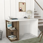 Dekorister Elegance Çalışma Masası Beyaz-Ceviz - 2