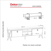 Dekorister Exclusive Zeth Demir Ayak Tv Ünitesi Patik - 8