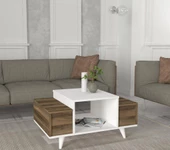 Dekorister Eriberto Orta Sehpa Beyaz-Ceviz thumbnail 2