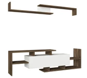 Dekorister Dream Tv Ünitesi Beyaz-Ceviz thumbnail 4