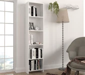 Dekorister Cansu D 5 Raflı Kitaplık Beyaz - 2