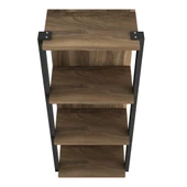 Dekorister Exclusive Lost Metal Duvar Rafı Ceviz - 6