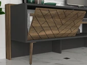 Dekorister Exclusive Strato Tv Ünitesi Antrasit-Ceviz - 6