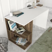 Dekorister Elegance Çalışma Masası Beyaz-Ceviz - 3
