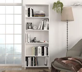 Dekorister Cansu G 5 Raflı  Kitaplık Beyaz - 2
