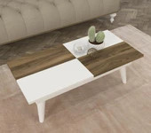 Dekorister Castrum Orta Sehpa Beyaz-Ceviz - 3