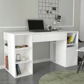 Dekorister Diamond Çalışma Masası Beyaz - 145 cm thumbnail 2