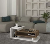 Dekorister Spring Orta Sehpa Beyaz-Ceviz - 1