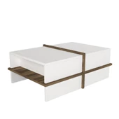 Dekorister Plus Orta Sehpa BEYAZ-CEVİZ thumbnail 6