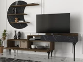 Dekorister Exclusive Padre Tv Ünitesi Ceviz-Mermer - 4