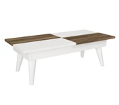 Dekorister Castrum Orta Sehpa Beyaz-Ceviz - 4
