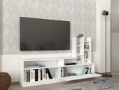 Dekorister Dolunay Kitaplıklı Tv Ünitesi Beyaz - 3
