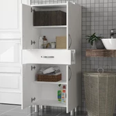 Dekorister Arizona 4 Kapaklı 1 Çekmece Çok Amaçlı Dolap - 2