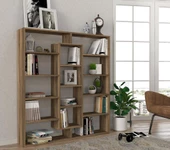 Dekorister Ample Kitaplık Ceviz thumbnail 2