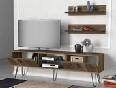 Dekorister Exclusive Rialto Demir Ayaklı Tv Ünitesi Ceviz - 3