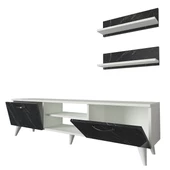 Dekorister Geacles Tv Ünitesi Beyaz-Mermer - 5
