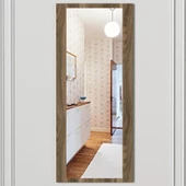 Dekorister Eres Boy Aynası Ceviz - 105*45 - 2