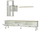 Dekorister Exclusive Kornelya Tv Ünitesi Beyaz thumbnail 7