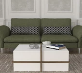 Dekorister Plus Orta Sehpa BEYAZ-CEVİZ thumbnail 1