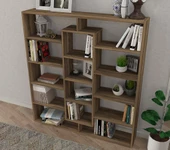 Dekorister Ample Kitaplık Ceviz thumbnail 3