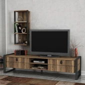 Dekorister Exclusive Lost Metal Tv Ünitesi Ceviz thumbnail 1