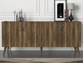 Dekorister Exclusive Wood Konsol Ceviz-Antrasit - 1