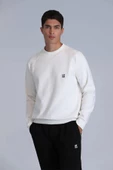 Lufian Grant SweatShirt Erkek Ekru - 1