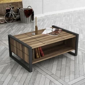 Dekorister Exclusive Lost Metal Orta Sehpa Ceviz thumbnail 1