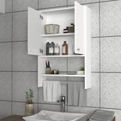 Dekorister Vira Banyo Dolabı Beyaz - 3
