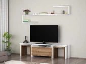 Dekorister Ege Tv Ünitesi Beyaz-Ceviz - 1