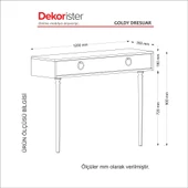 Dekorister Exclusive Goldy Dresuar Ceviz - 8