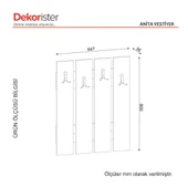Dekorister Anita Vestiyer Ceviz - 7