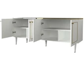 Dekorister Exclusive Ravenna Konsol Beyaz-Mermer - 5