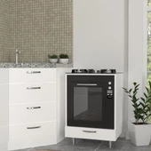 Dekorister Sema Ankastre Fırın Dolabı Beyaz - 2