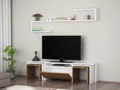 Dekorister Ege Tv Ünitesi Beyaz-Ceviz - 2