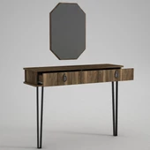 Dekorister Exclusive Lost Aynalı Dresuar Ceviz thumbnail 7