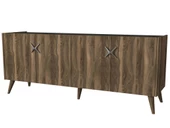 Dekorister Exclusive Wood Konsol Ceviz-Antrasit - 7