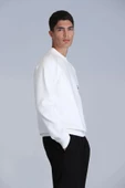 Lufian Grant SweatShirt Erkek Ekru - 4