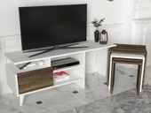 Dekorister Nature Tv Ünitesi Beyaz-Ceviz thumbnail 4