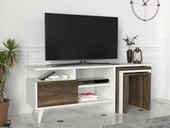 Dekorister Nature Tv Ünitesi Beyaz-Ceviz thumbnail 2