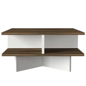 Dekorister Hamton Orta Sehpa Ceviz-Beyaz - 4