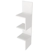 Dekorister Corner Duvar Rafı Beyaz - 6