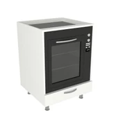 Dekorister Sema Ankastre Fırın Dolabı Beyaz - 5