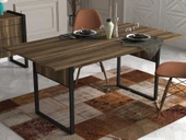 Dekorister Exclusive Lost Yemek Masası Ceviz - 1