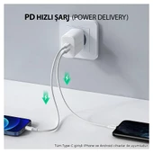 NPO UTC02 60W 20cm TPE USB to Type-C Hızlı Şarj ve Data Kablosu - 2